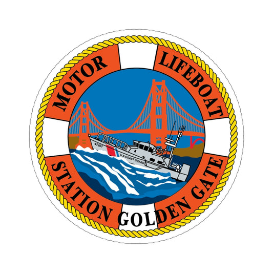 USCG Motor Lifeboat Station Golden Gate (U.S. Coast Guard) STICKER Vinyl Die-Cut Decal-6 Inch-The Sticker Space