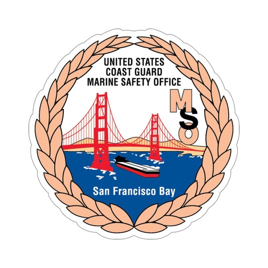 USCG MSO San Francisco Bay (U.S. Coast Guard) STICKER Vinyl Die-Cut Decal-6 Inch-The Sticker Space
