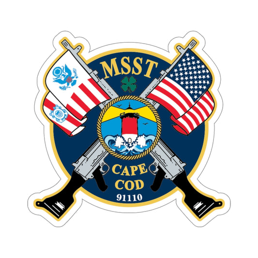 USCG MSST Cape Cod (U.S. Coast Guard) STICKER Vinyl Die-Cut Decal-6 Inch-The Sticker Space