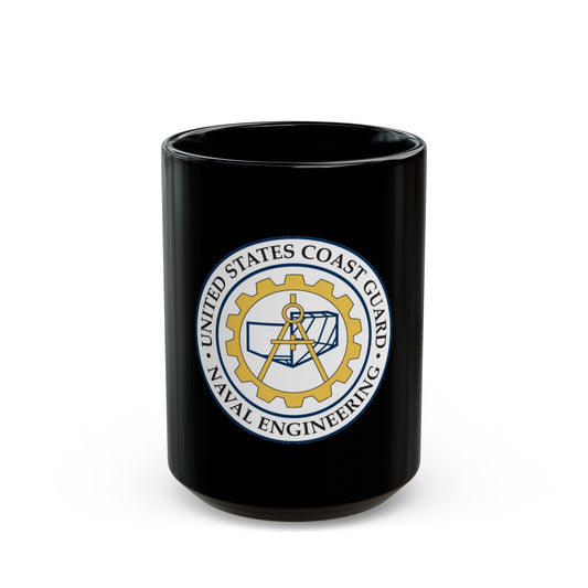 USCG Naval Engineering (U.S. Coast Guard) Black Coffee Mug