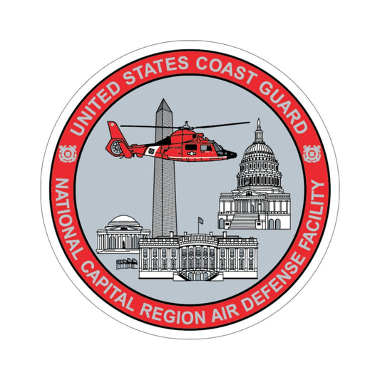 USCG NCR ADF Nat'l Capital Reg Air Def Fac 2009 (U.S. Coast Guard) STICKER Vinyl Die-Cut Decal-6 Inch-The Sticker Space