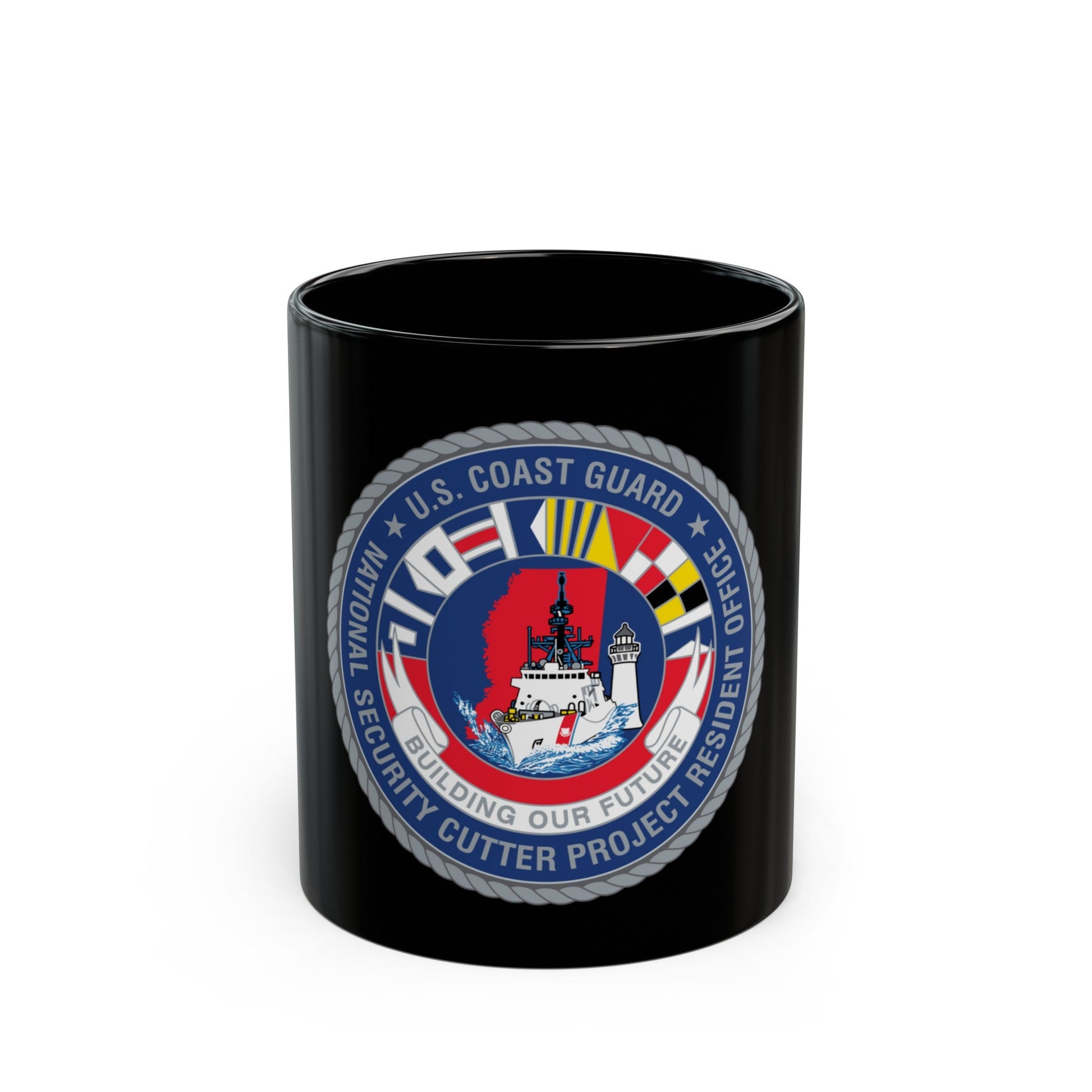 USCG NSCPRO (U.S. Coast Guard) Black Coffee Mug-11oz-The Sticker Space