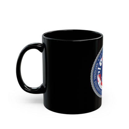 USCG NSCPRO (U.S. Coast Guard) Black Coffee Mug-The Sticker Space