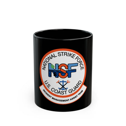 USCG NSF Incident Management Assist Team (U.S. Coast Guard) Black Coffee Mug-11oz-The Sticker Space