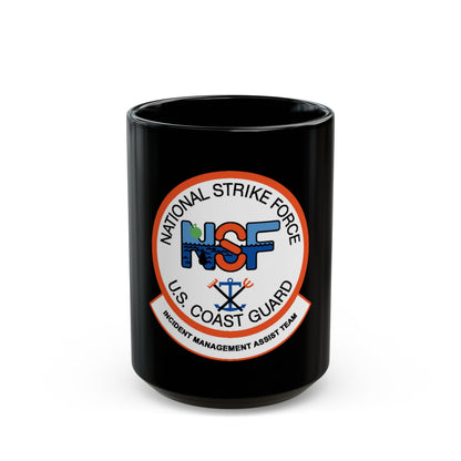 USCG NSF Incident Management Assist Team (U.S. Coast Guard) Black Coffee Mug-15oz-The Sticker Space