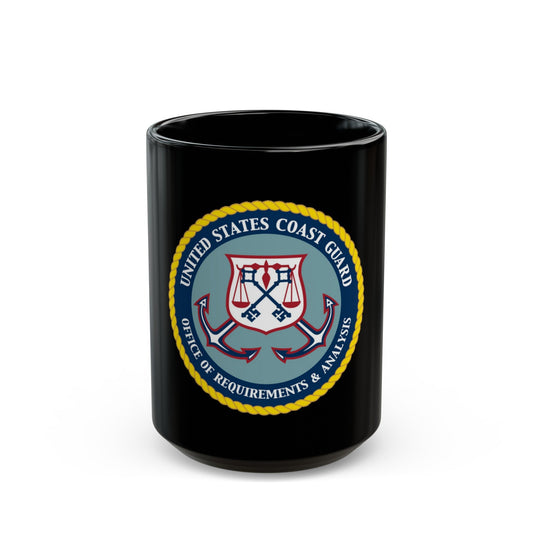 USCG Office of Requirements & Analysis (U.S. Coast Guard) Black Coffee Mug