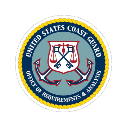 USCG Office of Requirements & Analysis (U.S. Coast Guard) STICKER Vinyl Die-Cut Decal-2 Inch-The Sticker Space