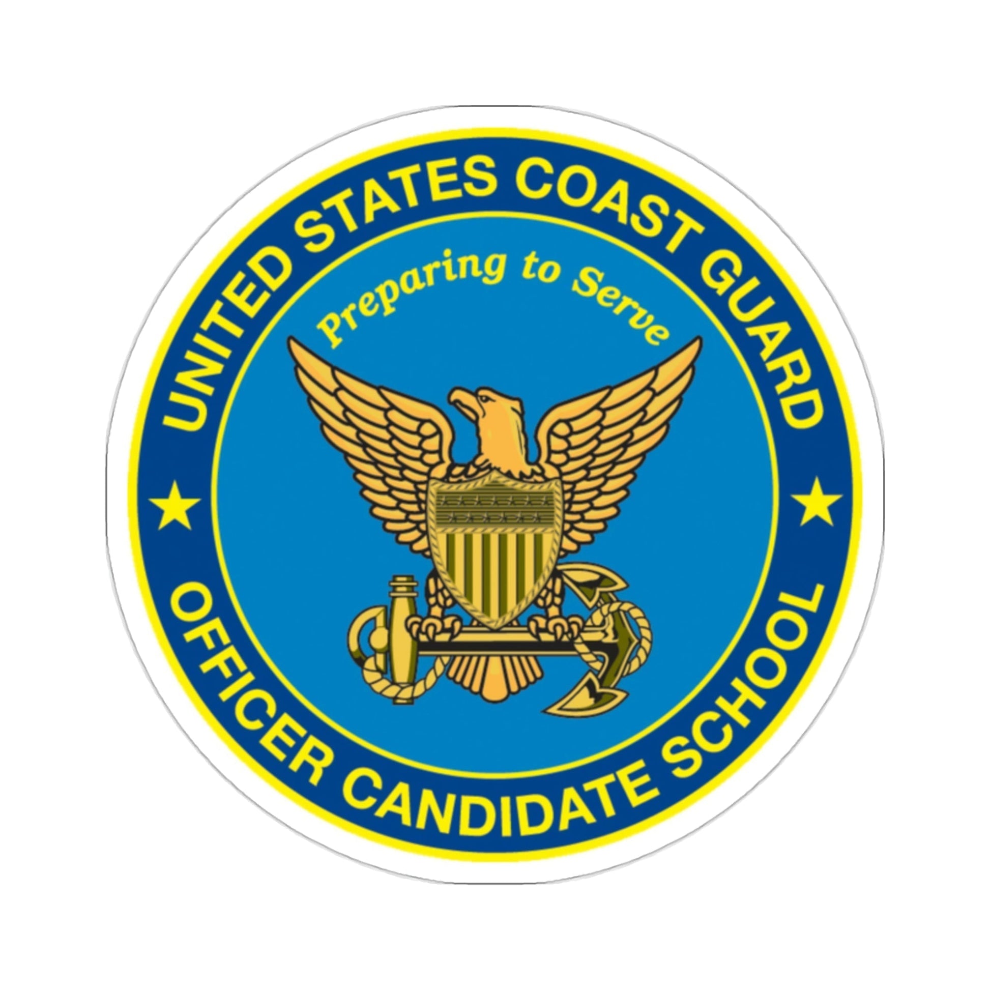 USCG Officer Candidate School (U.S. Coast Guard) STICKER Vinyl Die-Cut Decal-2 Inch-The Sticker Space