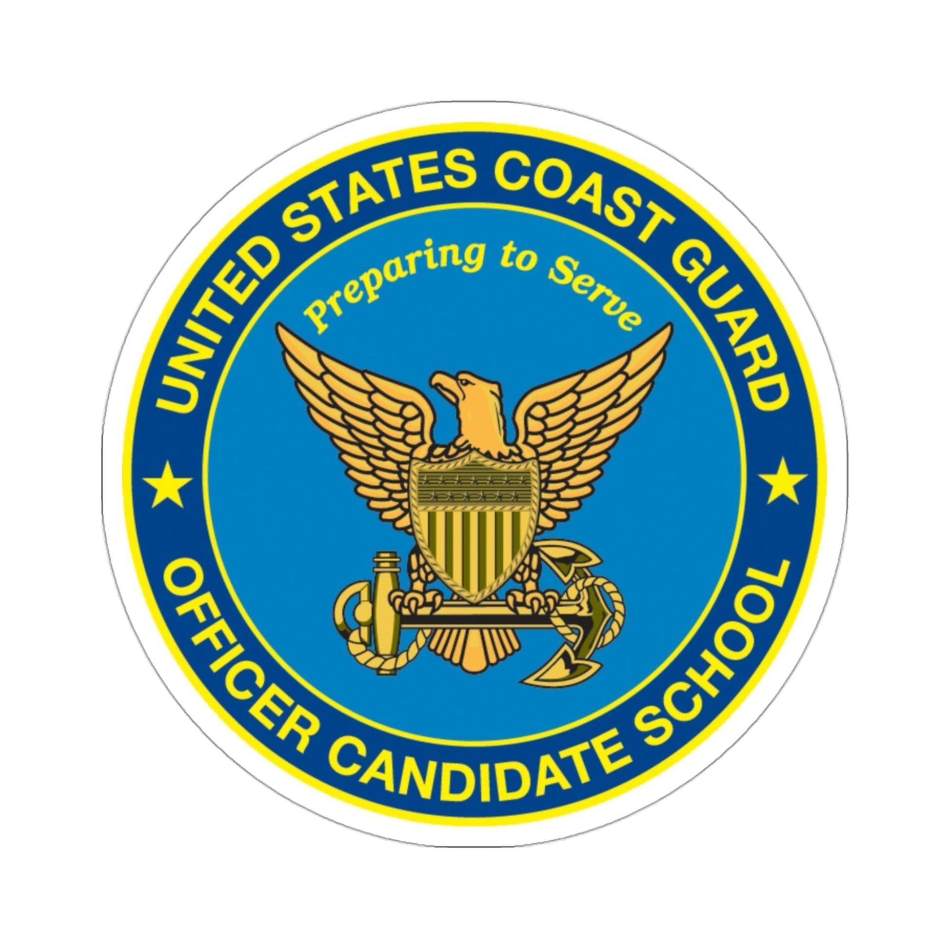 USCG Officer Candidate School (U.S. Coast Guard) STICKER Vinyl Die-Cut Decal-3 Inch-The Sticker Space