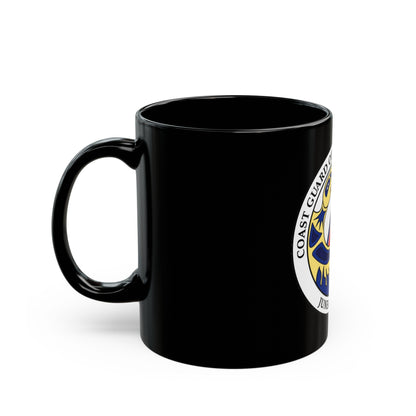 USCG Officers (U.S. Coast Guard) Black Coffee Mug-The Sticker Space