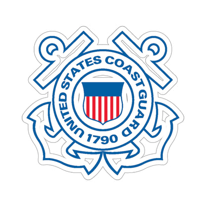 USCG Official Emblem (U.S. Coast Guard) STICKER Vinyl Die-Cut Decal-4 Inch-The Sticker Space
