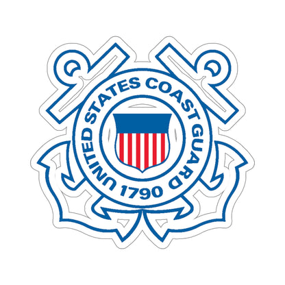 USCG Official Emblem (U.S. Coast Guard) STICKER Vinyl Die-Cut Decal-6 Inch-The Sticker Space