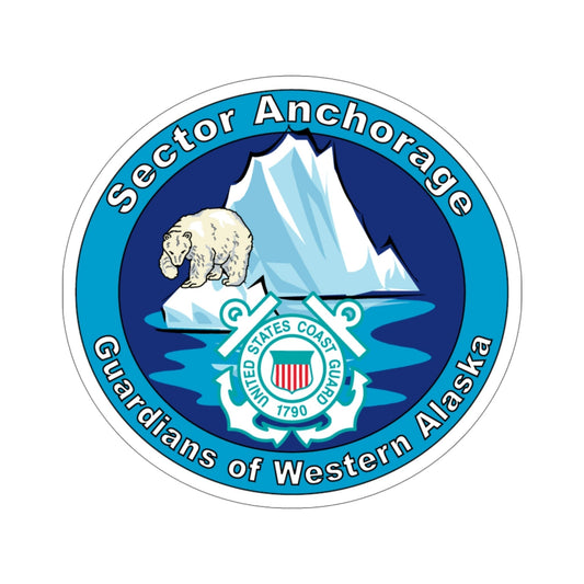 USCG Sector Anchorage (U.S. Coast Guard) STICKER Vinyl Die-Cut Decal-6 Inch-The Sticker Space