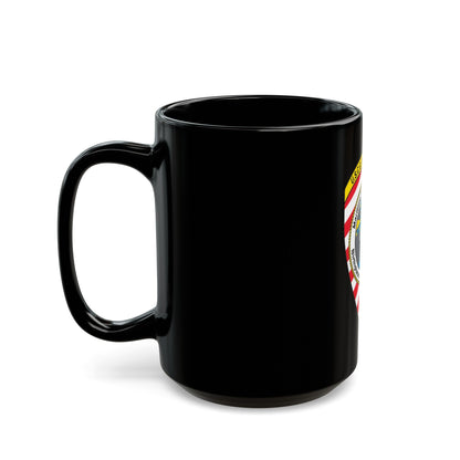 USCG Sector Boston (U.S. Coast Guard) Black Coffee Mug-The Sticker Space