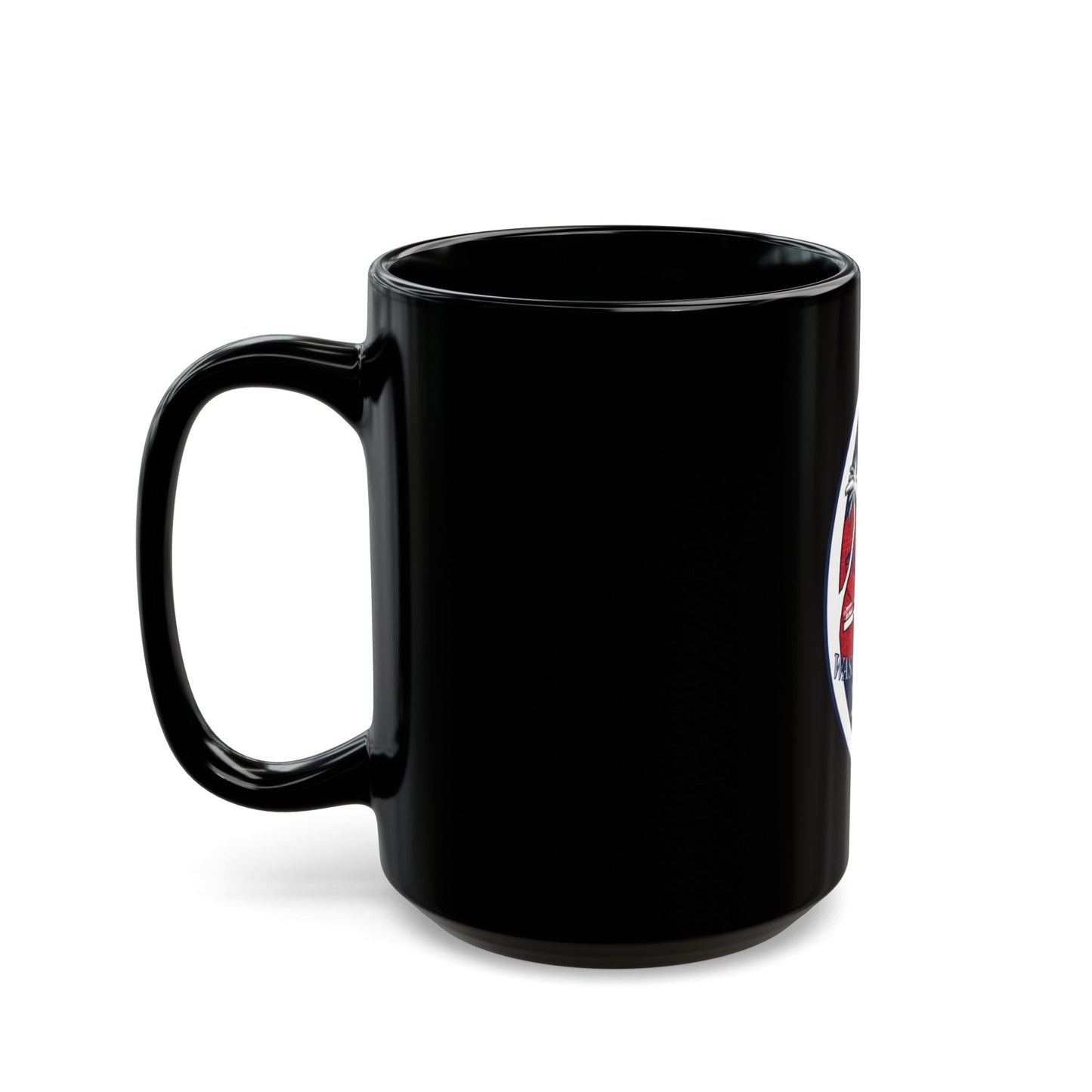 USCG Washington WPB 1331 (U.S. Coast Guard) Black Coffee Mug-The Sticker Space