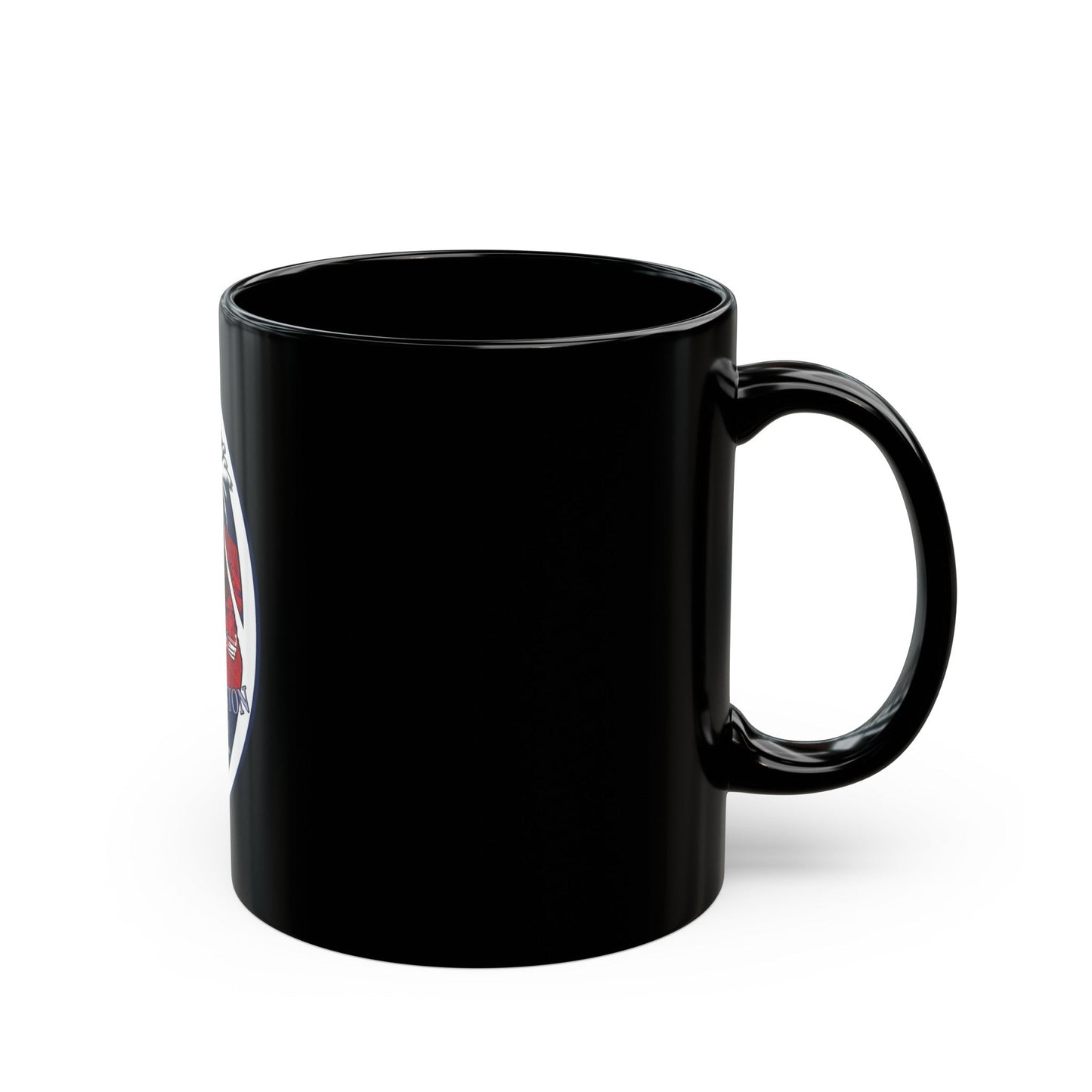 USCG Washington WPB 1331 (U.S. Coast Guard) Black Coffee Mug-The Sticker Space