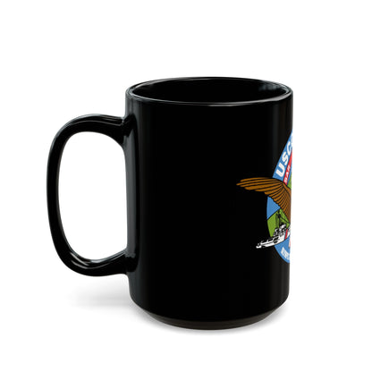 USCGC Active WMEC 618 (U.S. Coast Guard) Black Coffee Mug-The Sticker Space