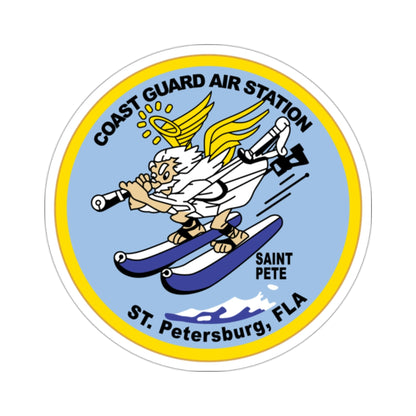 USCGC Air Station St Petersburg FLA (U.S. Coast Guard) STICKER Vinyl Die-Cut Decal-2 Inch-The Sticker Space