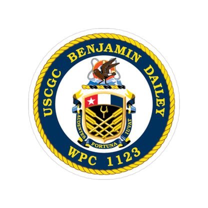 USCGC Benjamin Dailey WPC 1123 (U.S. Coast Guard) Transparent STICKER Die-Cut Vinyl Decal-2 Inch-The Sticker Space