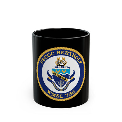 USCGC Bertholf WMSL 750 (U.S. Coast Guard) Black Coffee Mug-11oz-The Sticker Space