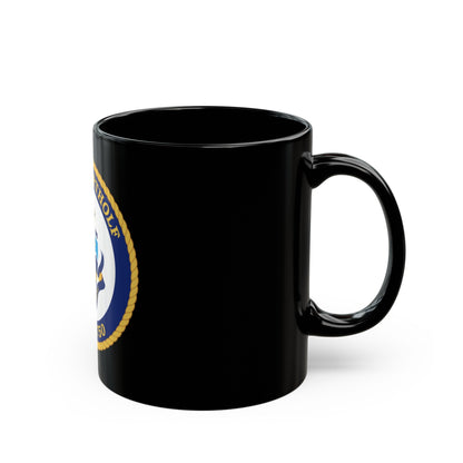 USCGC Bertholf WMSL 750 (U.S. Coast Guard) Black Coffee Mug-The Sticker Space