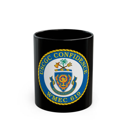 USCGC Confidence WMEC 619 (U.S. Coast Guard) Black Coffee Mug-11oz-The Sticker Space