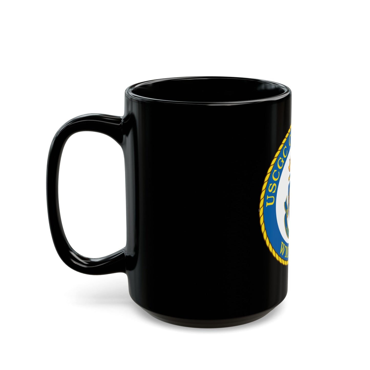 USCGC Confidence WMEC 619 (U.S. Coast Guard) Black Coffee Mug-The Sticker Space