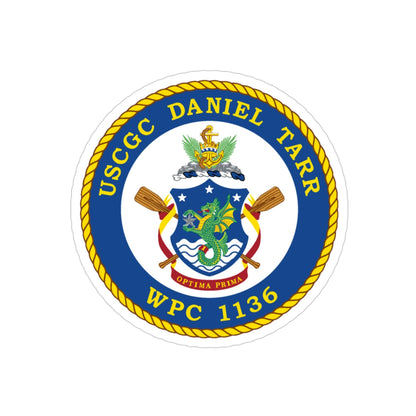 USCGC Daniel Tarr WPC 1136 (U.S. Coast Guard) Transparent STICKER Die-Cut Vinyl Decal-3 Inch-The Sticker Space