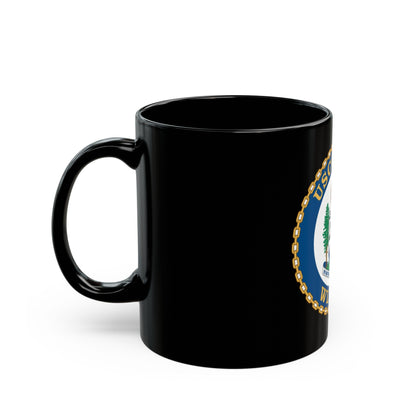 USCGC Fir WLB 213 (U.S. Coast Guard) Black Coffee Mug-The Sticker Space