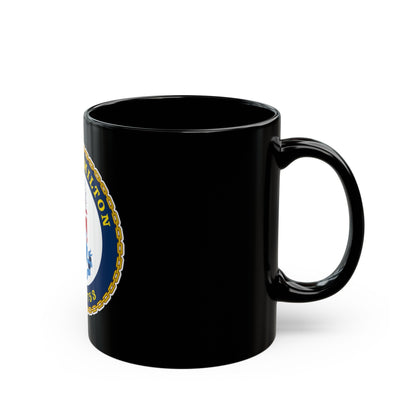 USCGC Hamilton WMSL 753 (U.S. Coast Guard) Black Coffee Mug-The Sticker Space