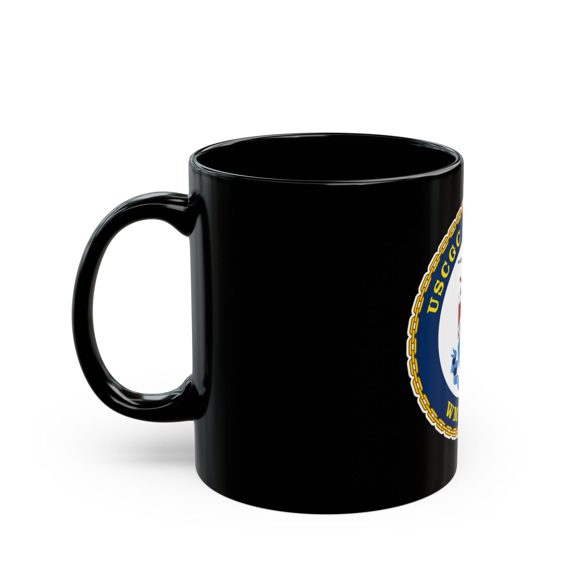 USCGC Hamilton WMSL 753 (U.S. Coast Guard) Black Coffee Mug-The Sticker Space