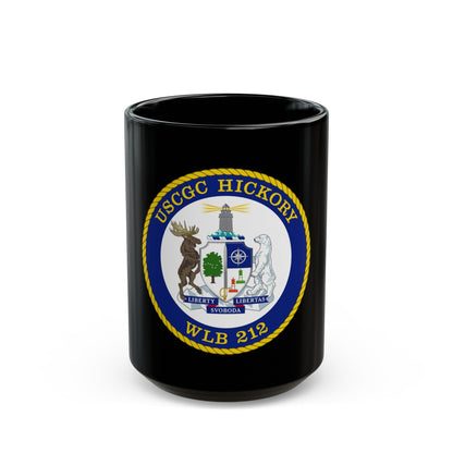 USCGC Hickory WLB 212 (U.S. Coast Guard) Black Coffee Mug-15oz-The Sticker Space