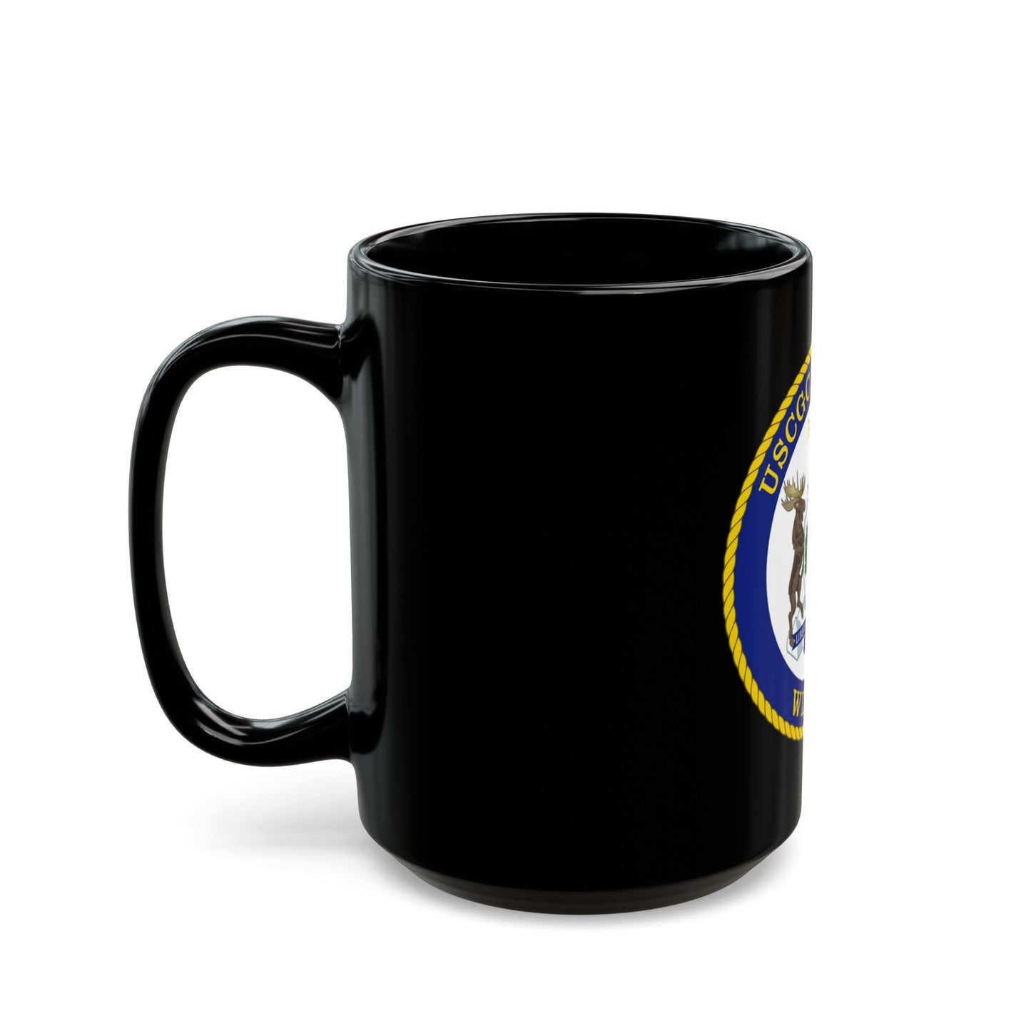 USCGC Hickory WLB 212 (U.S. Coast Guard) Black Coffee Mug-The Sticker Space