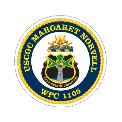USCGC Margaret Norvell WPC 1105 (U.S. Coast Guard) STICKER Vinyl Die-Cut Decal-White-The Sticker Space