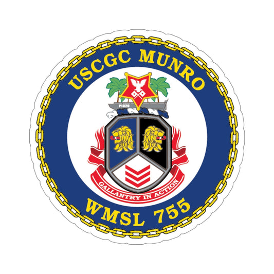 USCGC Munro WMSL 755 (U.S. Coast Guard) STICKER Vinyl Die-Cut Decal-6 Inch-The Sticker Space