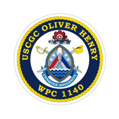 USCGC Oliver Henry WPC 1140 (U.S. Coast Guard) STICKER Vinyl Die-Cut Decal-2 Inch-The Sticker Space