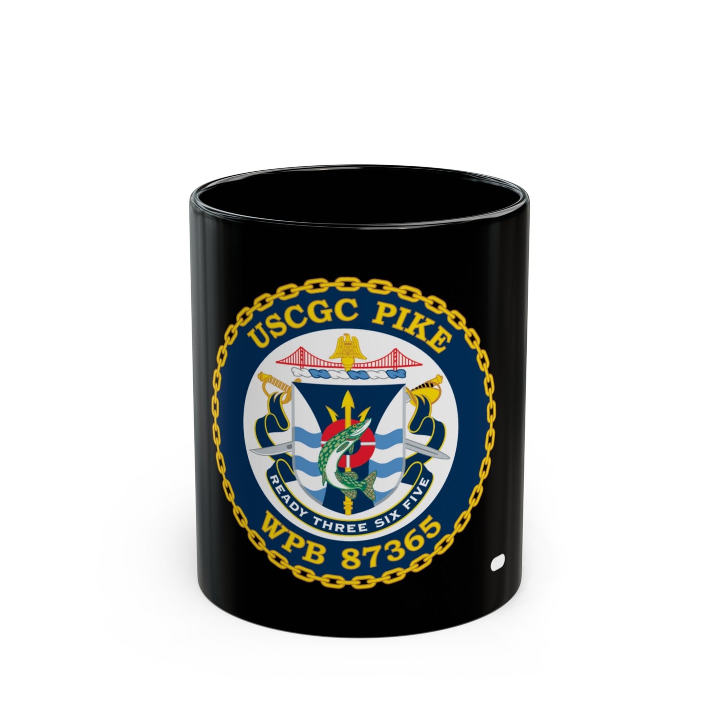 USCGC Plke WPB 87365 NEW 2010 (U.S. Coast Guard) Black Coffee Mug-11oz-The Sticker Space