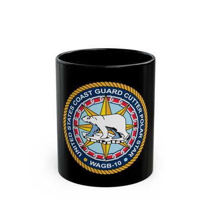 USCGC Polar Star WAGB 10 (U.S. Coast Guard) Black Coffee Mug-11oz-The Sticker Space