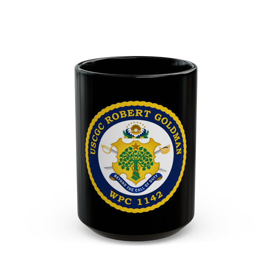 USCGC Robert Goldman WPC 1142 (U.S. Coast Guard) Black Coffee Mug