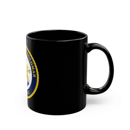 USCGC Robert Goldman WPC 1142 (U.S. Coast Guard) Black Coffee Mug-The Sticker Space