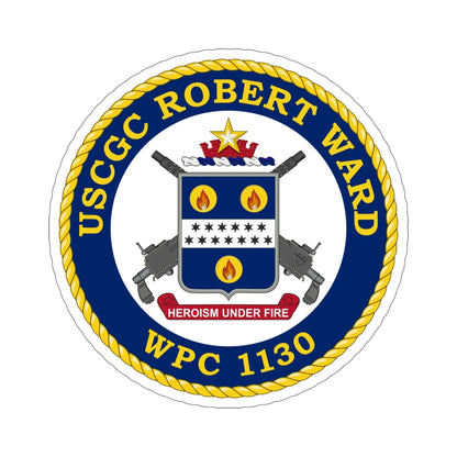 USCGC Robert Ward WPC 1130 (U.S. Coast Guard) STICKER Vinyl Die-Cut Decal-5 Inch-The Sticker Space