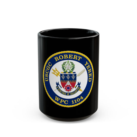USCGC Robert Yered WPC 1104 1 (U.S. Coast Guard) Black Coffee Mug