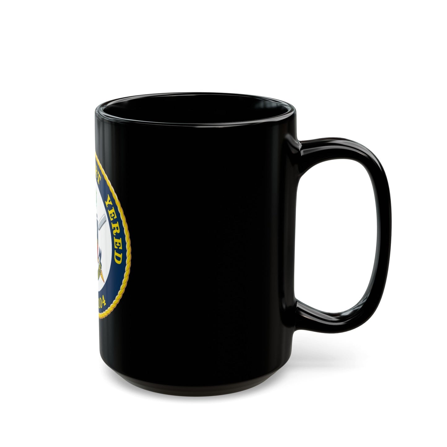 USCGC ROBERT YERED WPC 1104 (U.S. Coast Guard) Black Coffee Mug-The Sticker Space