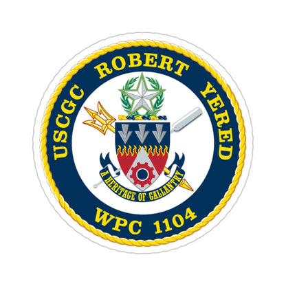 USCGC ROBERT YERED WPC 1104 (U.S. Coast Guard) STICKER Vinyl Die-Cut Decal-2 Inch-The Sticker Space