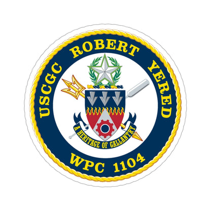 USCGC ROBERT YERED WPC 1104 (U.S. Coast Guard) STICKER Vinyl Die-Cut Decal-3 Inch-The Sticker Space