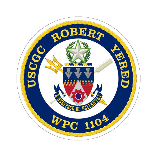 USCGC Robert Yered WPC 1104 v2 (U.S. Coast Guard) STICKER Vinyl Die-Cut Decal-6 Inch-The Sticker Space