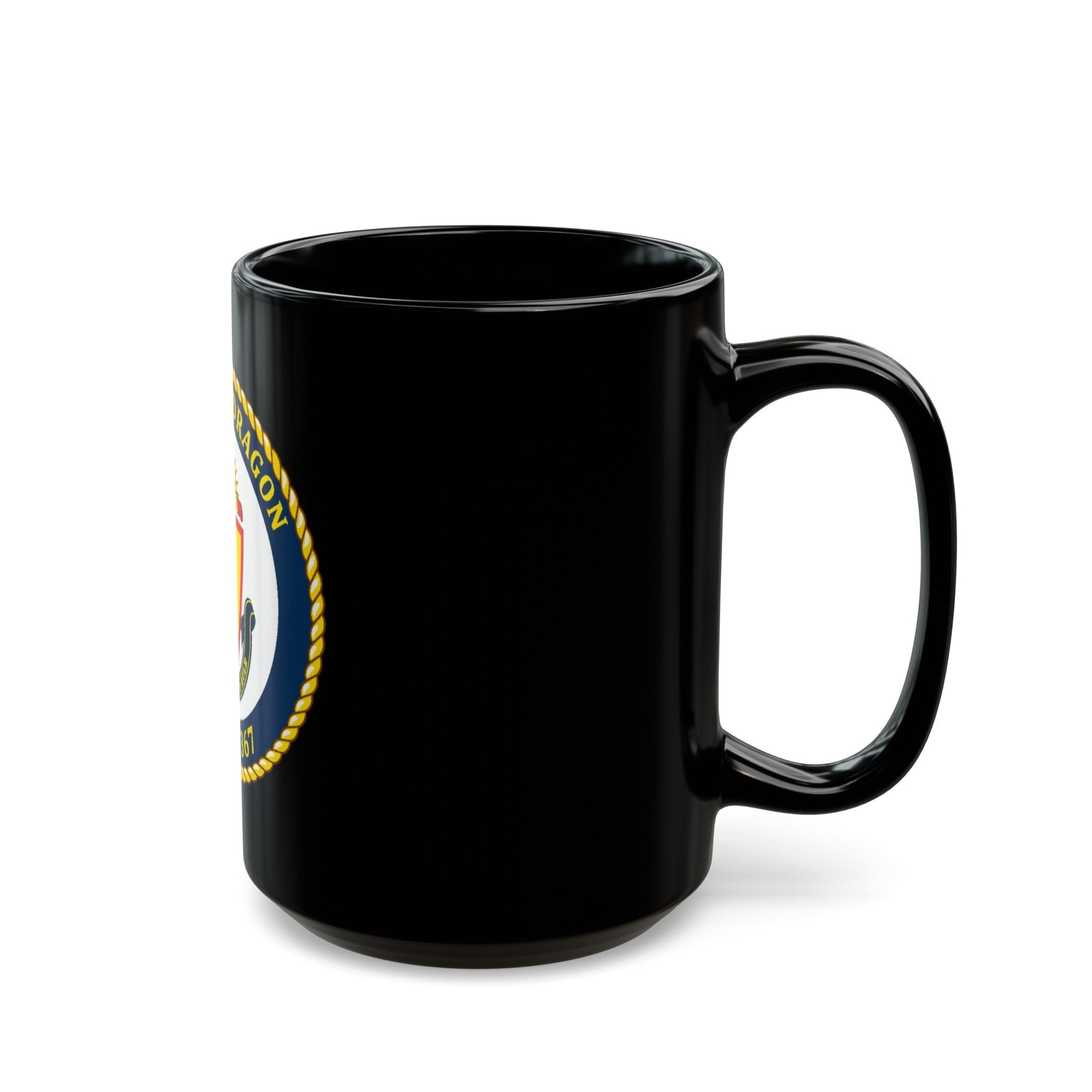 USCGC Sea Dragon WPB 87367 (U.S. Coast Guard) Black Coffee Mug-The Sticker Space