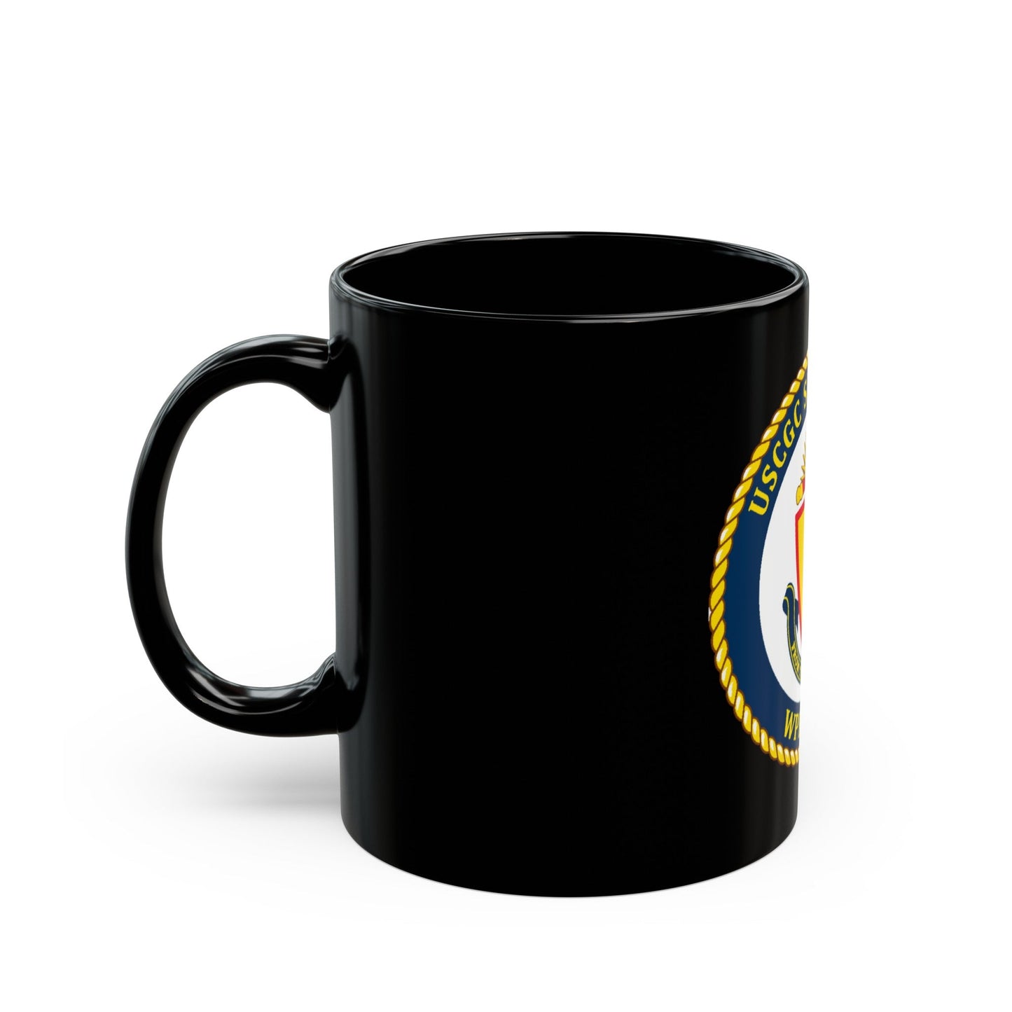 USCGC Sea Dragon WPB 87367 (U.S. Coast Guard) Black Coffee Mug-The Sticker Space