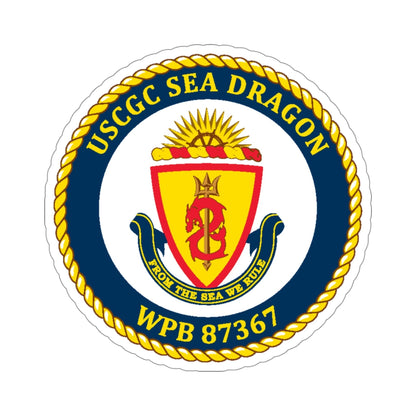 USCGC Sea Dragon WPB 87367 (U.S. Coast Guard) STICKER Vinyl Die-Cut Decal-4 Inch-The Sticker Space