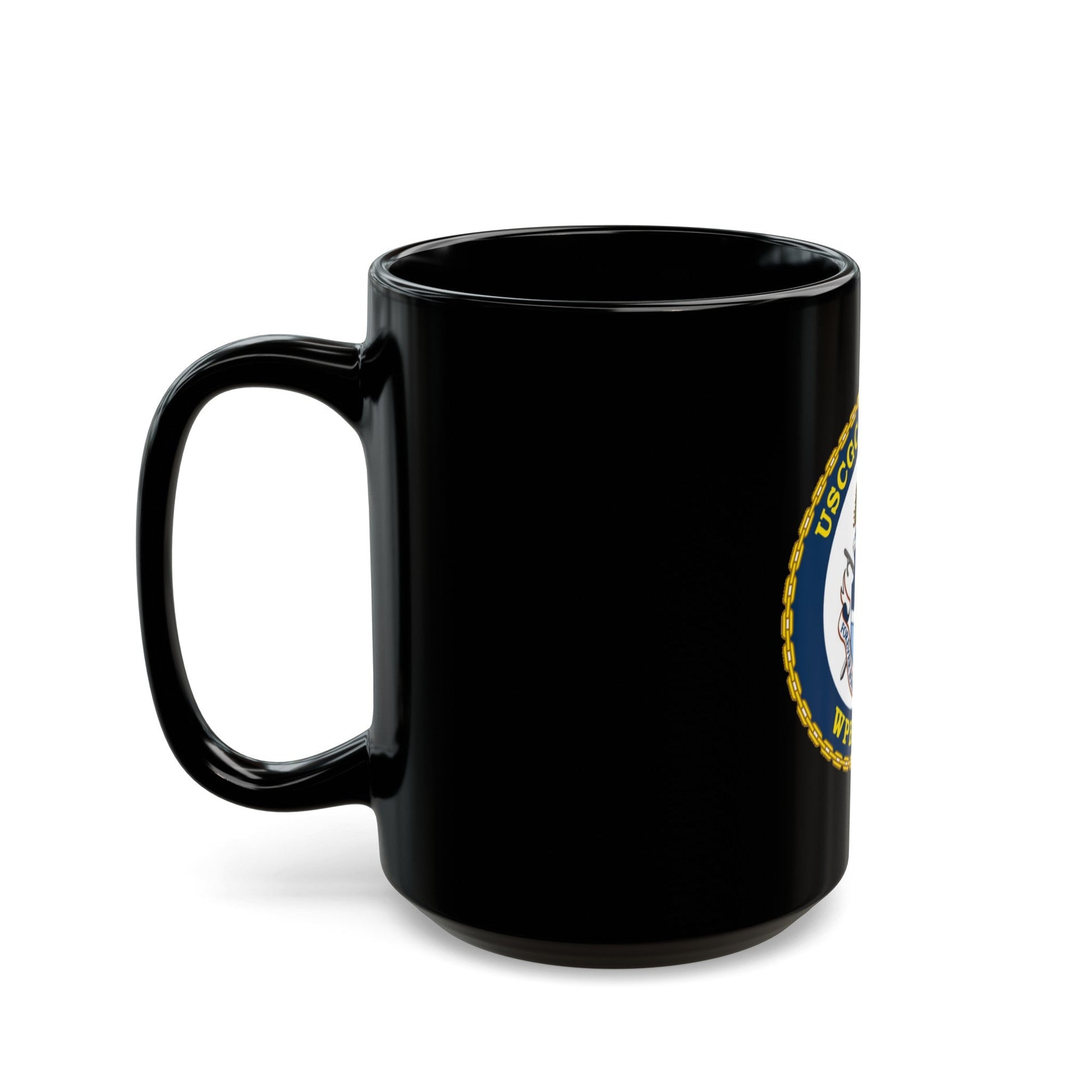 USCGC Sea Fox WPB 87374 2 (U.S. Coast Guard) Black Coffee Mug-The Sticker Space